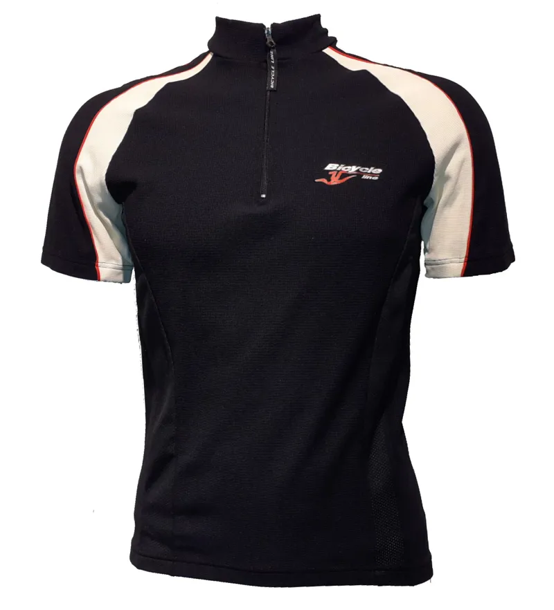 Bicycle Line Gents Short Sleeve Jersey in Black Shop Soiled